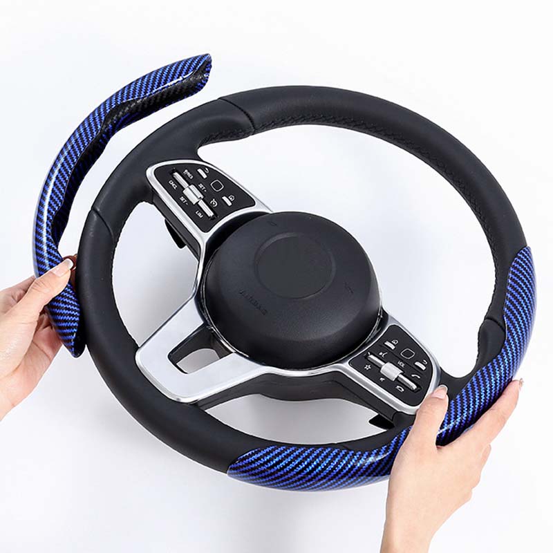 Avtoit | Universal Laser Carbon Fiber Pattern Steering Wheel Cover