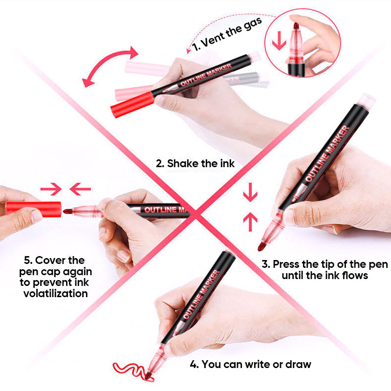 Avtoit | Color Lightstick Graffiti Highlighter Pens