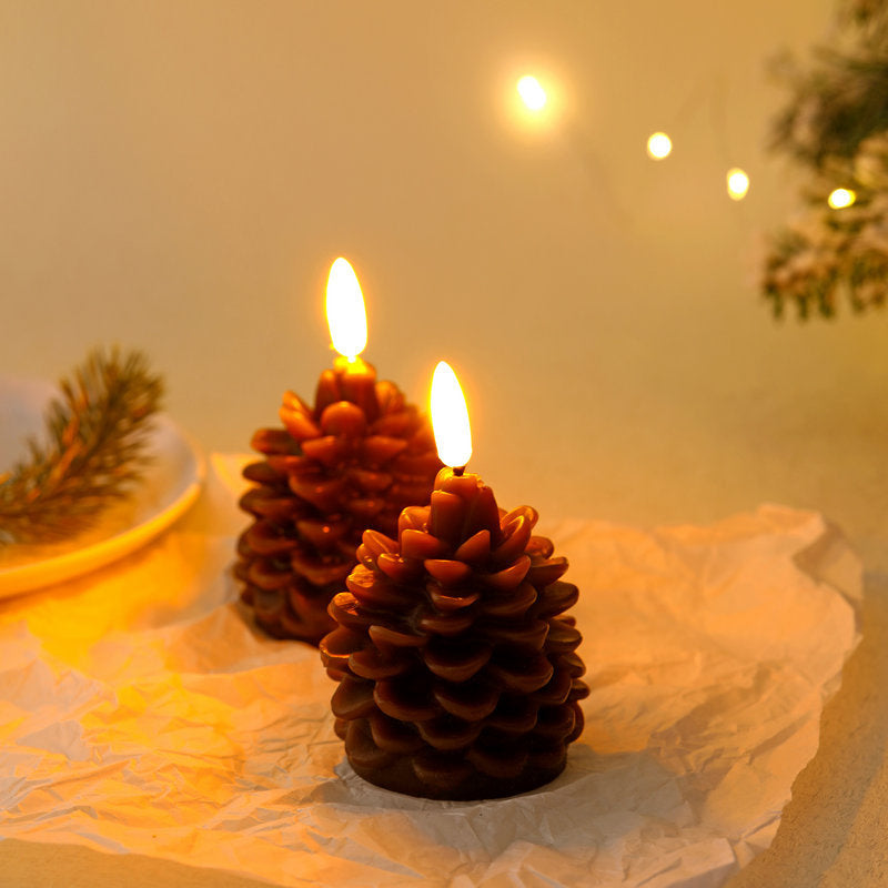 Avtoit | Flameless Pine Cone Candles