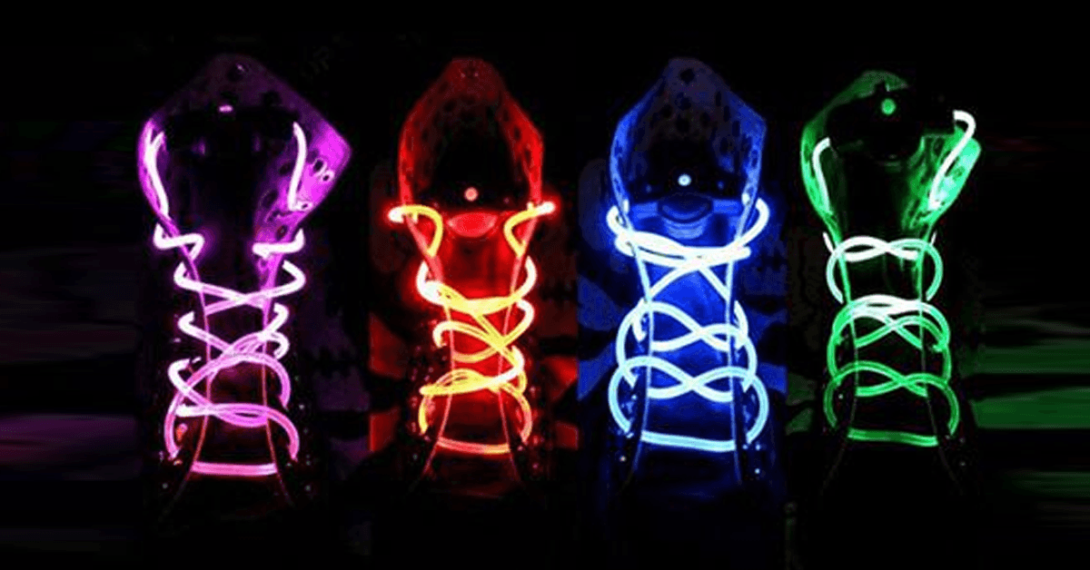 Avtoit | LED waterproof shoelaces - 3 modes - Various colors