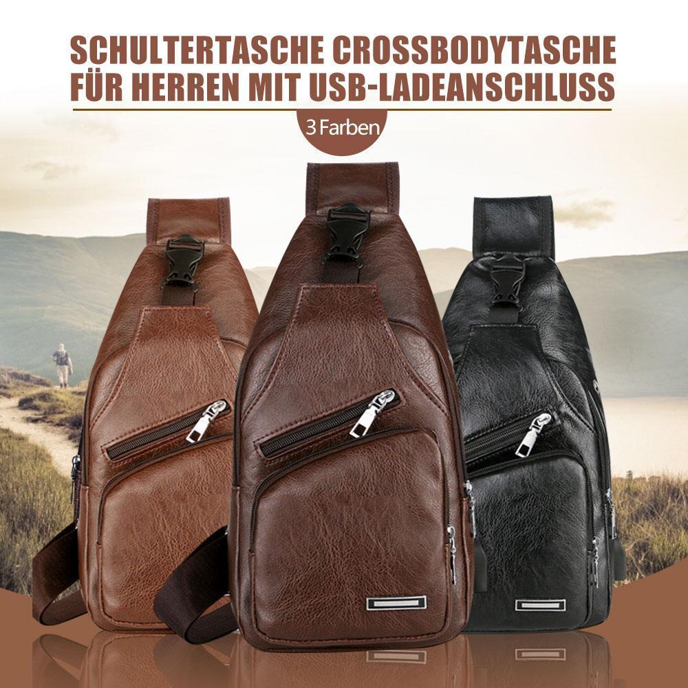 Avtoit | Shoulder bag Crossbody bag for men with USB charging port