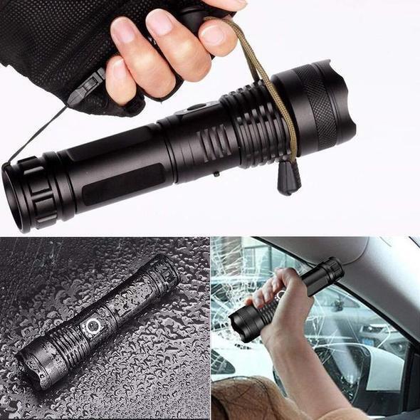 Avtoit | High-Power Waterproof LED Flashlight | 30,000–50,000 Lumens Rechargeable Torch