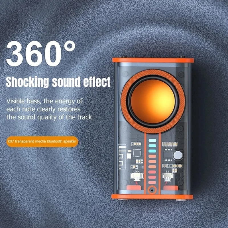 Avtoit | Transparent Mecha Wireless Bluetooth Speaker