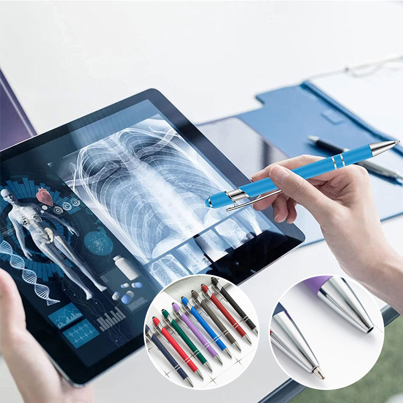 Avtoit | Metal Print Aluminum Ballpoint Pen, 8 Pieces