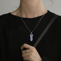 Avtoit | Rainbow Fluorite Pendant Necklace