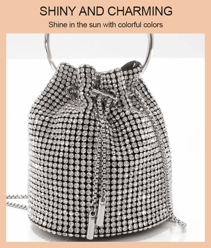 Avtoit | Diamond Drawstring Bucket Bag
