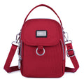 Water-Resistant Crossbody Phone Bag with Multiple Pockets and Adjustable Strap