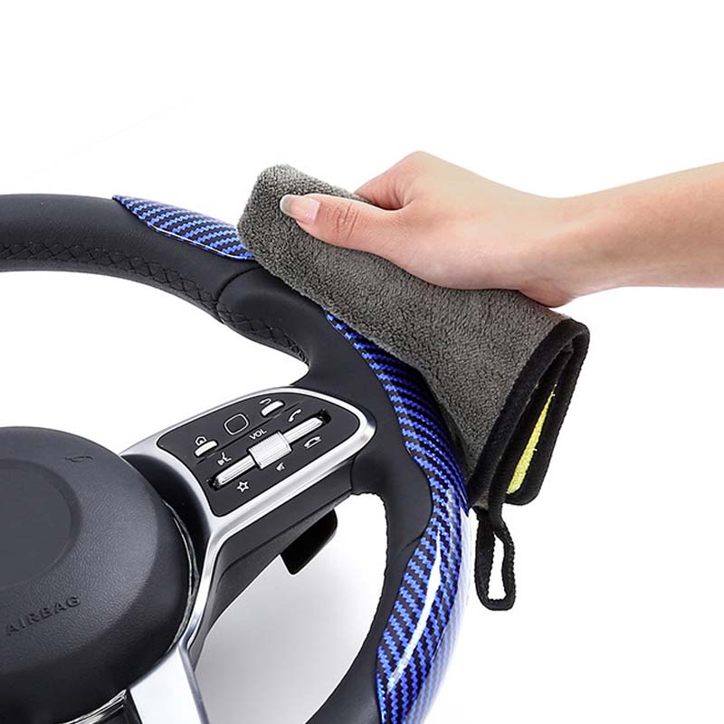 Avtoit | Universal Laser Carbon Fiber Pattern Steering Wheel Cover