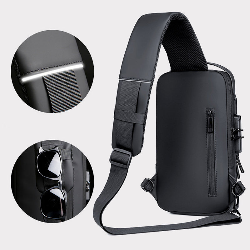 Avtoit | Theft-proof shoulder bag with USB charging port