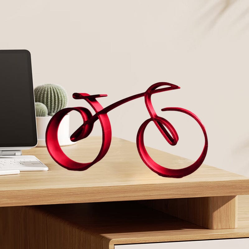 Avtoit | Minimalistic Bicycle Sculpture Wire Mesh Style