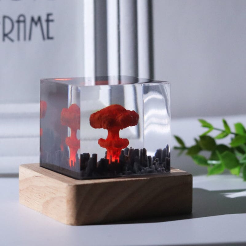 Avtoit | Resin lamp with explosive bombs