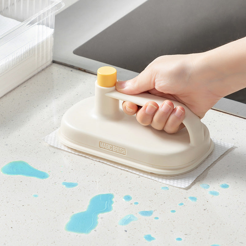 Avtoit | Kitchen cleaning brush & interchangeable disposable magic cloth