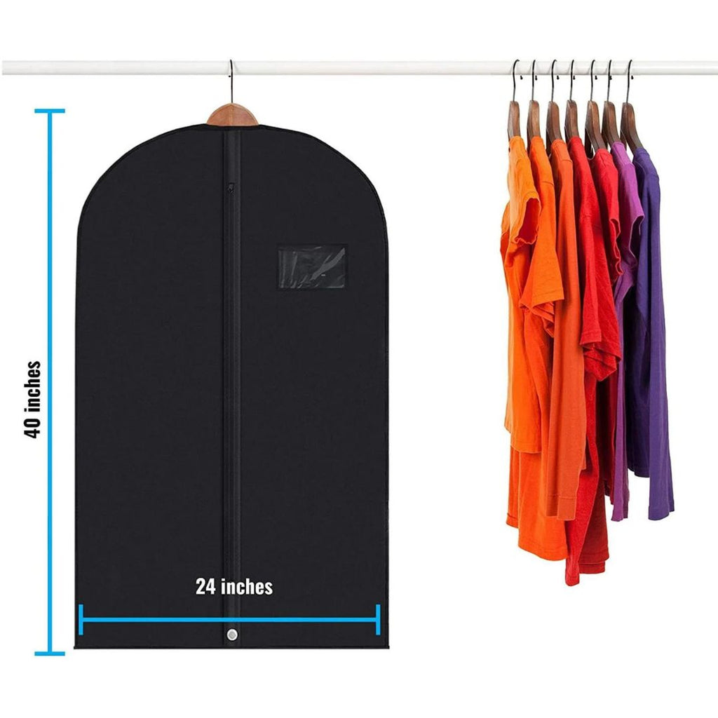 Avtoit | 5 Premium Garment Bags - With Clear Window, Water-Resistant - 40"/54" inches