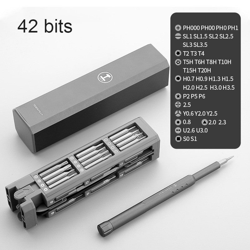 Avtoit | Multi-Function Portable Precision Screwdriver Set with Various Interchangeable Bits, for Building, Deconstructing, and Quick Repairs