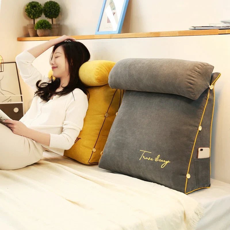 Avtoit | Wedge-shaped back support cushion