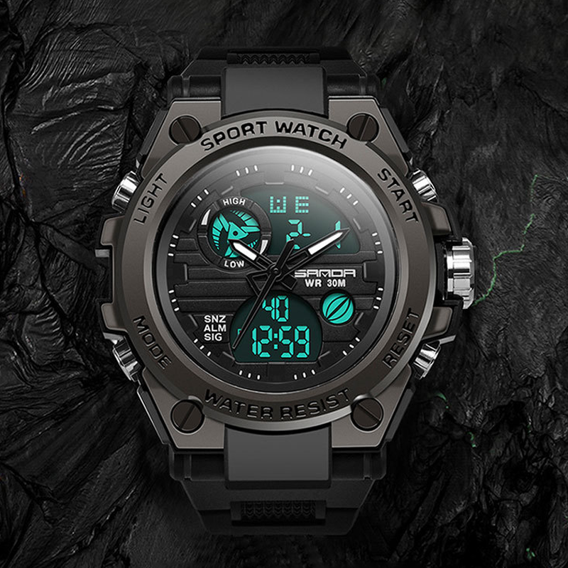 Avtoit | Men's Double Display Waterproof Luminous Watch