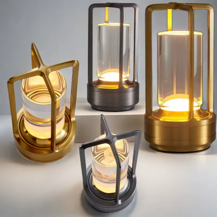 Avtoit | Warm LED Cordless Table Lamp – Battery Operated Nordic Design - LED with Touch Control, Suitable for Bedroom, Home, Outdoor - Ideal Night Light