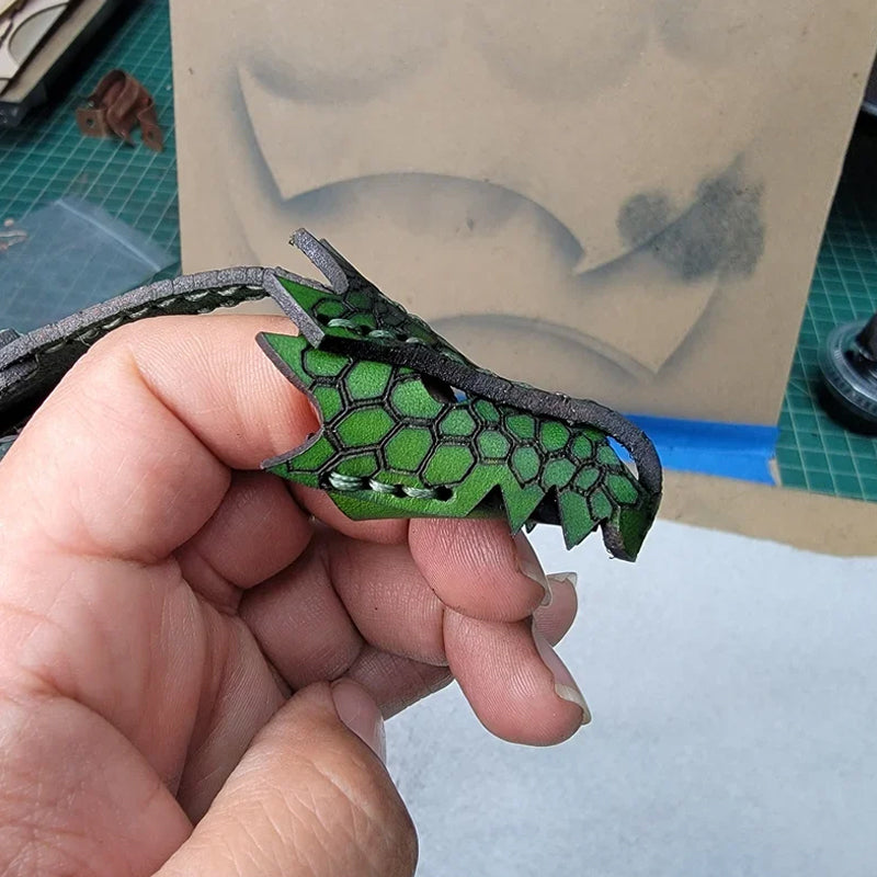 Avtoit | Leather Hand Dragon Bracelet
