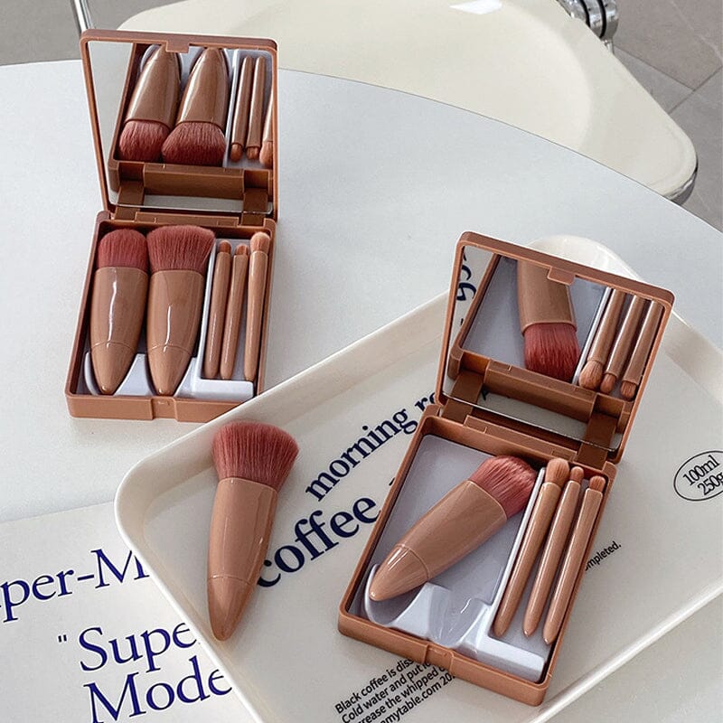 Avtoit | Portable Makeup Brush with Mirror