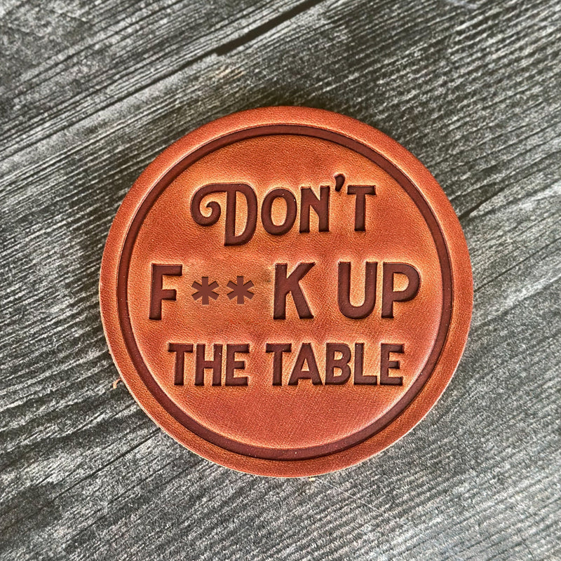 Avtoit | Funny Leather Coasters