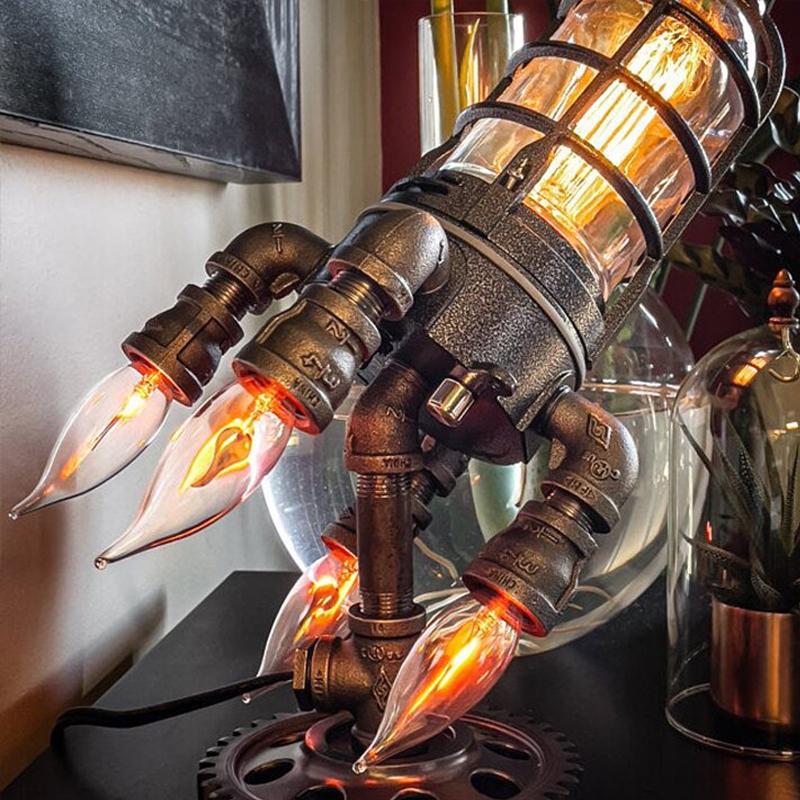 Avtoit | Steampunk Rocket Lamp