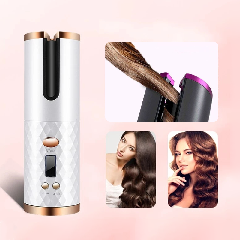 Avtoit | Cordless automatic rotating curling iron