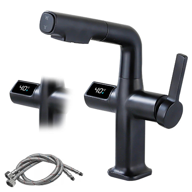 Avtoit | Elegant House Brass Aqua View Bathroom Digital Faucet