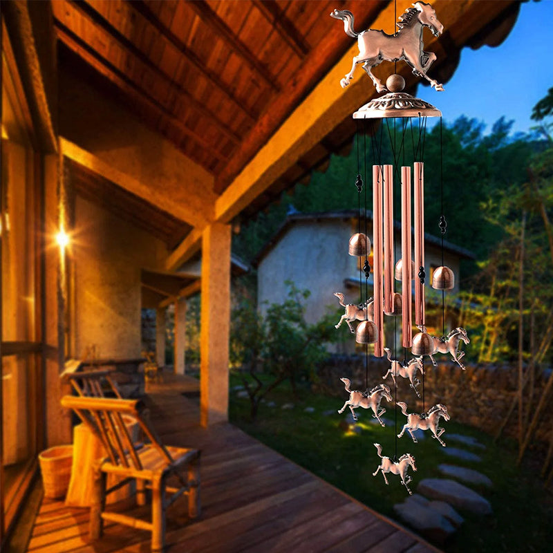 Avtoit | Retro Bronze Horse Wind Chime