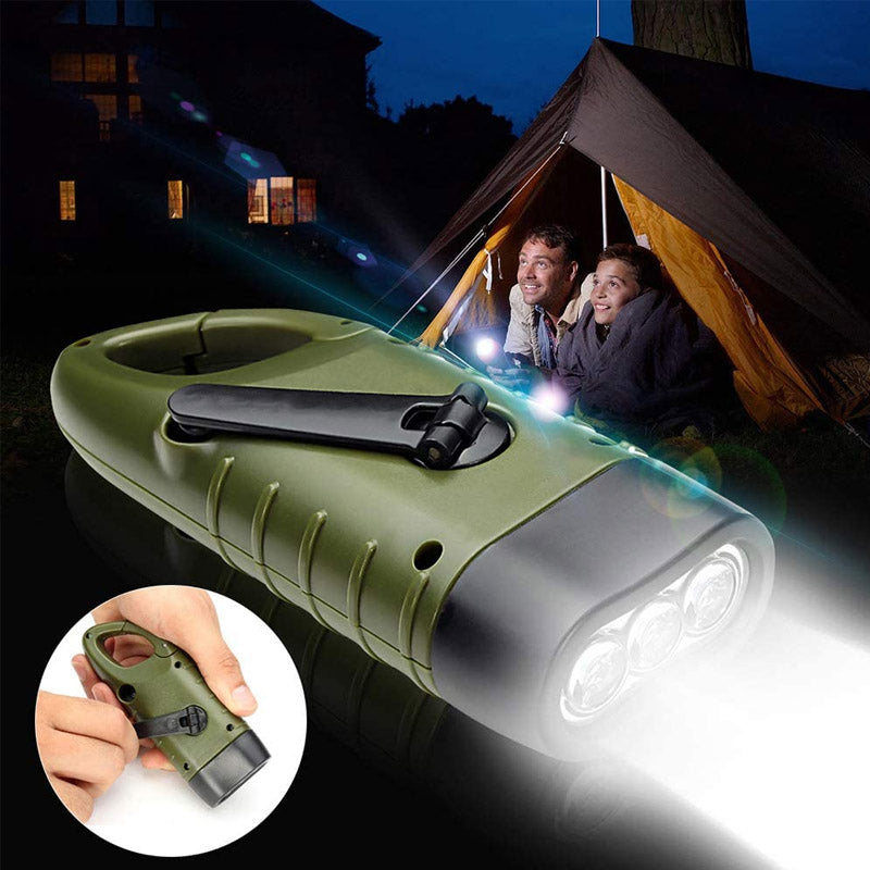 Avtoit | Handcrank Solar-powered Flashlight