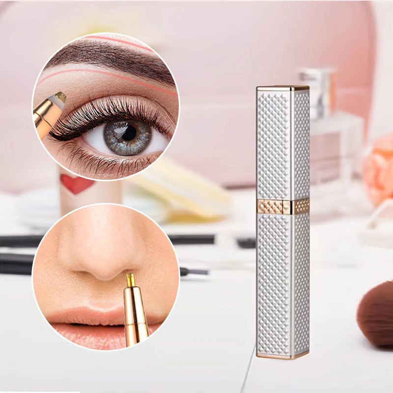 Avtoit | 4 In 1 Facial Electric Shaver For Women, Full Body Epilator Rechargeable Eyebrow Nose Bikini Area Hair Clipper