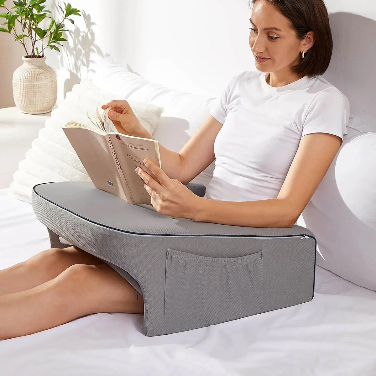 Avtoit | ComfortDesk Lap Cushion – Portable Laptop & Reading Desk with Memory Foam Support