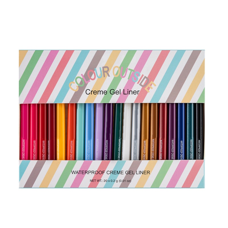 Avtoit | 20 PCS Colorful Eyeliner Pencil Set