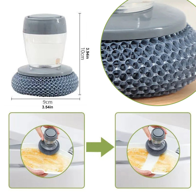 Avtoit | Kitchen soap dispenser hand brush