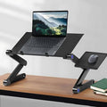 Avtoit | Adjustable Laptop Stand for Bed, Couch & Desk - Ergonomic Design with Cooling Function for Comfort and Productivity