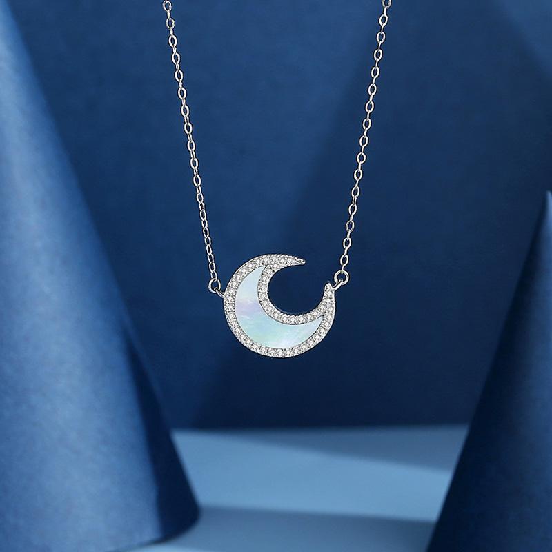 Avtoit | Fashion Rhinestone Moon Necklace