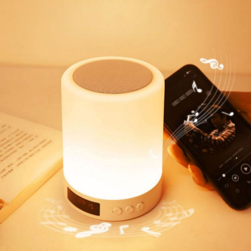 Avtoit | Bluetooth Speaker&Colorful Lighting Table Lamp