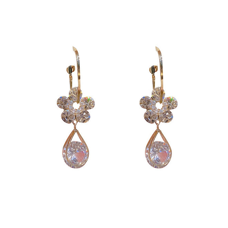 Avtoit | Fashion Flower Crystal Earrings