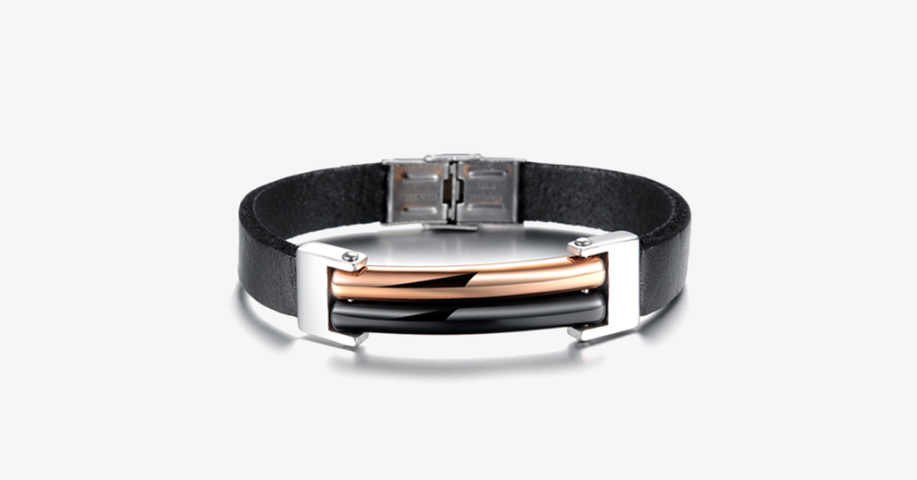 Avtoit | Dual Tone Korean Style Men's Bracelet made of Stainless Steel