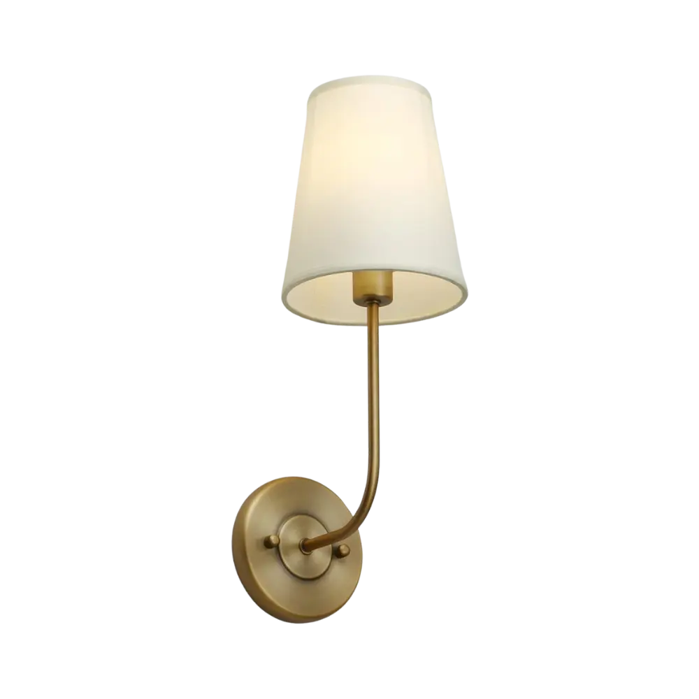 Avtoit | LoomGlow – Modern Wall Lamp Featuring Woven Metal and Soft Fabric