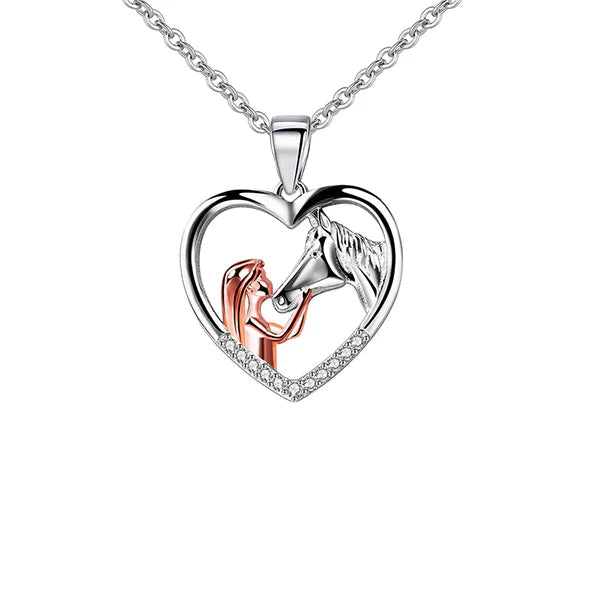 Avtoit | Girl and Horse Necklace Chain