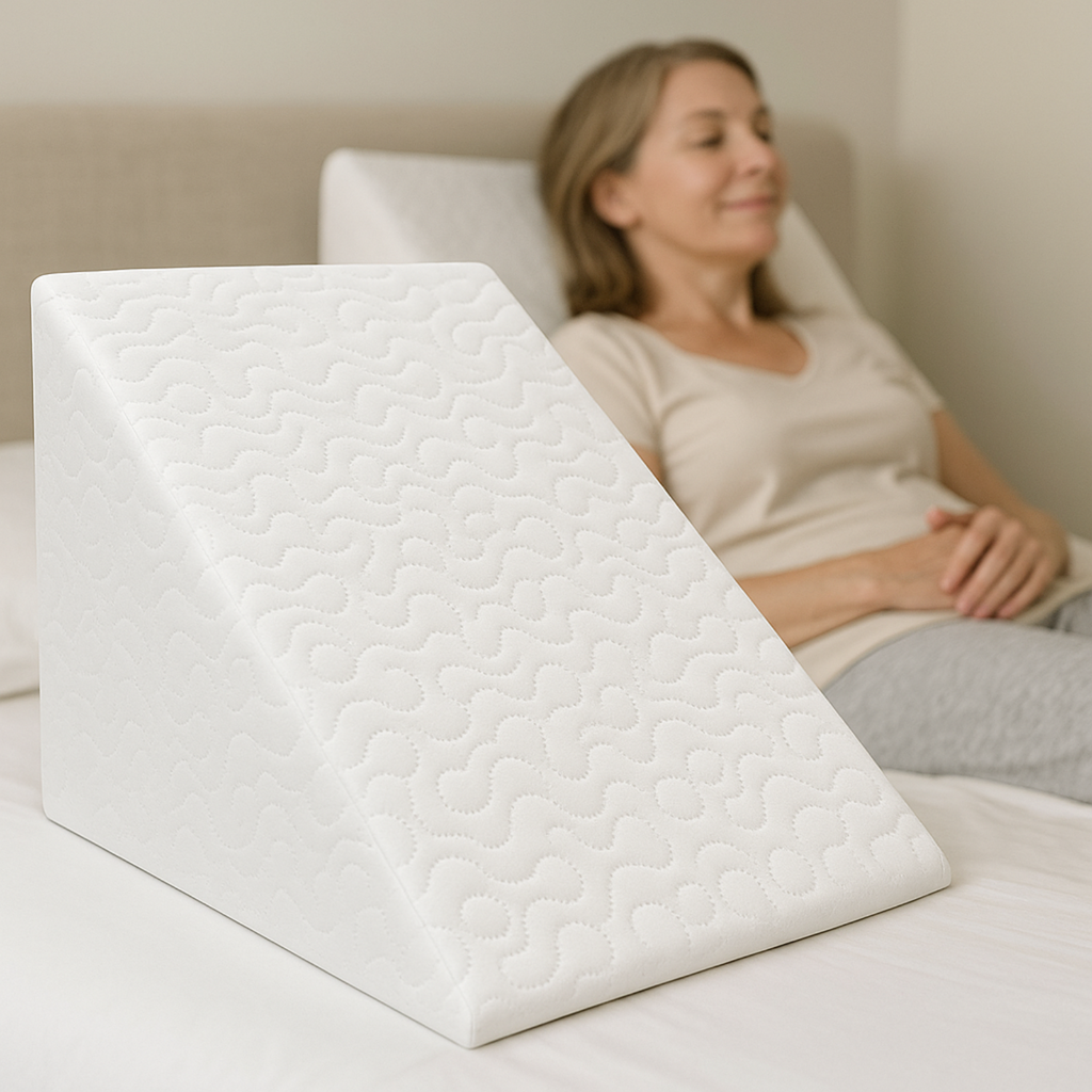 Avtoit | Large Triangle Wedge Pillow | Adjustable Foam for Acid Reflux, Back Pain & Post-Surgery Recovery