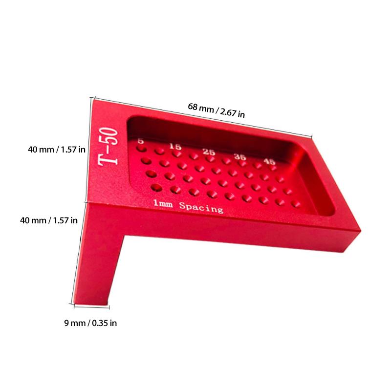 Avtoit | 50-hole positioning T-shape ruler
