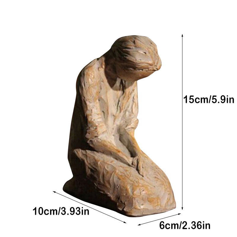 Avtoit | Sweet Hour of Prayer, beautiful hand-cast inspiring sculpture of a praying woman