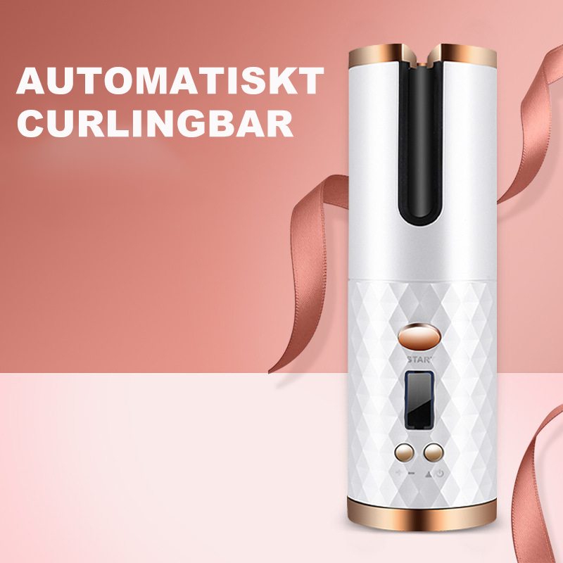 Avtoit | Cordless automatic rotating curling iron