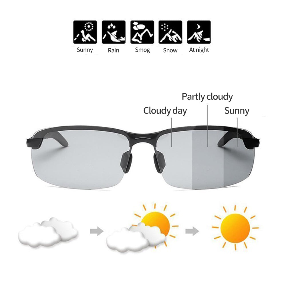Avtoit | Photochromatic sunglasses with anti-glare polarized lenses