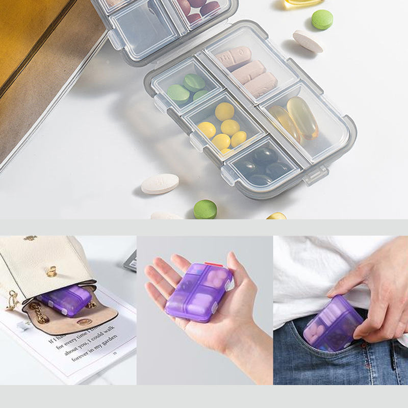 Avtoit | Travel Pill Organizer Box (161 Labels for Customization)