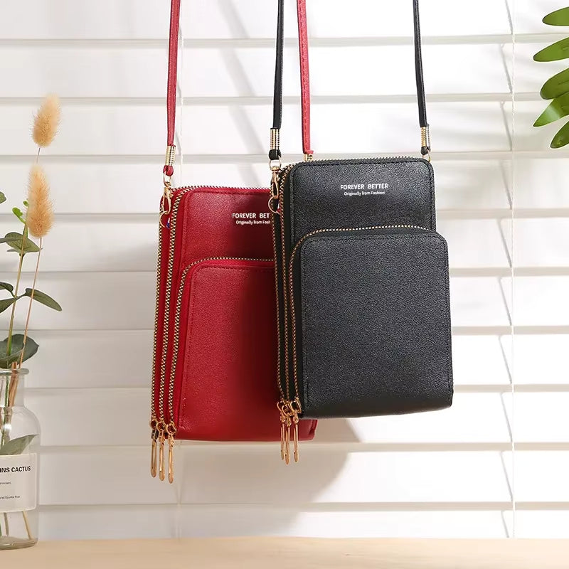 Avtoit | Leather Crossbody Phone Bag | Over-the-Shoulder Phone Bag