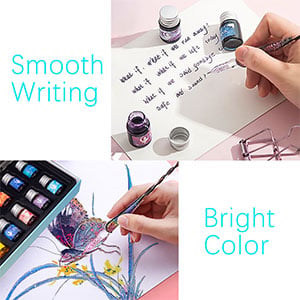 Avtoit | Calligraphy Glass Dip Pen Ink Set