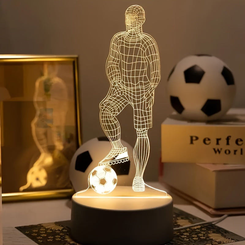 Avtoit | Soccer Player 3D Lamp – For a sporty atmosphere