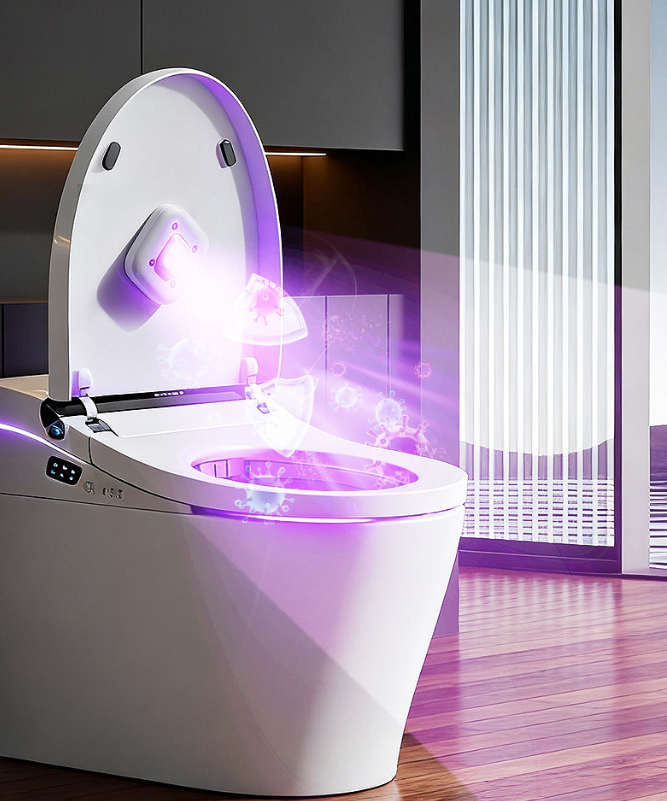 Avtoit | Rechargeable Attachable Ultraviolet LED Disinfection Lamp, with Auto-On/Off Design, for Home, Toilet & More